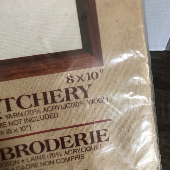 Vtg Creatique Covered Bridge Stitchery Kit - Picture 11 of 13